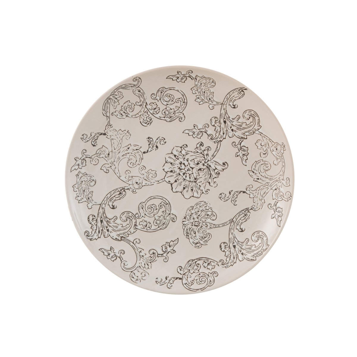 Vue de la plaque décorative Zen, mettant en valeur ses détails en porcelaine