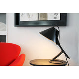 Lampe à poser SILENCE cuir revalorisé