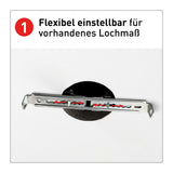 LED PLADIER LAX "BONUS" Ø29 cm, installation et structure de lampe fonctionnelle possibles, lampe de plafond en métal et en plastique en blanc, avec des LED fermement installées, y compris le changeur de couleur CCT