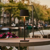 Lampe de table rechargeable marron moka Wouter