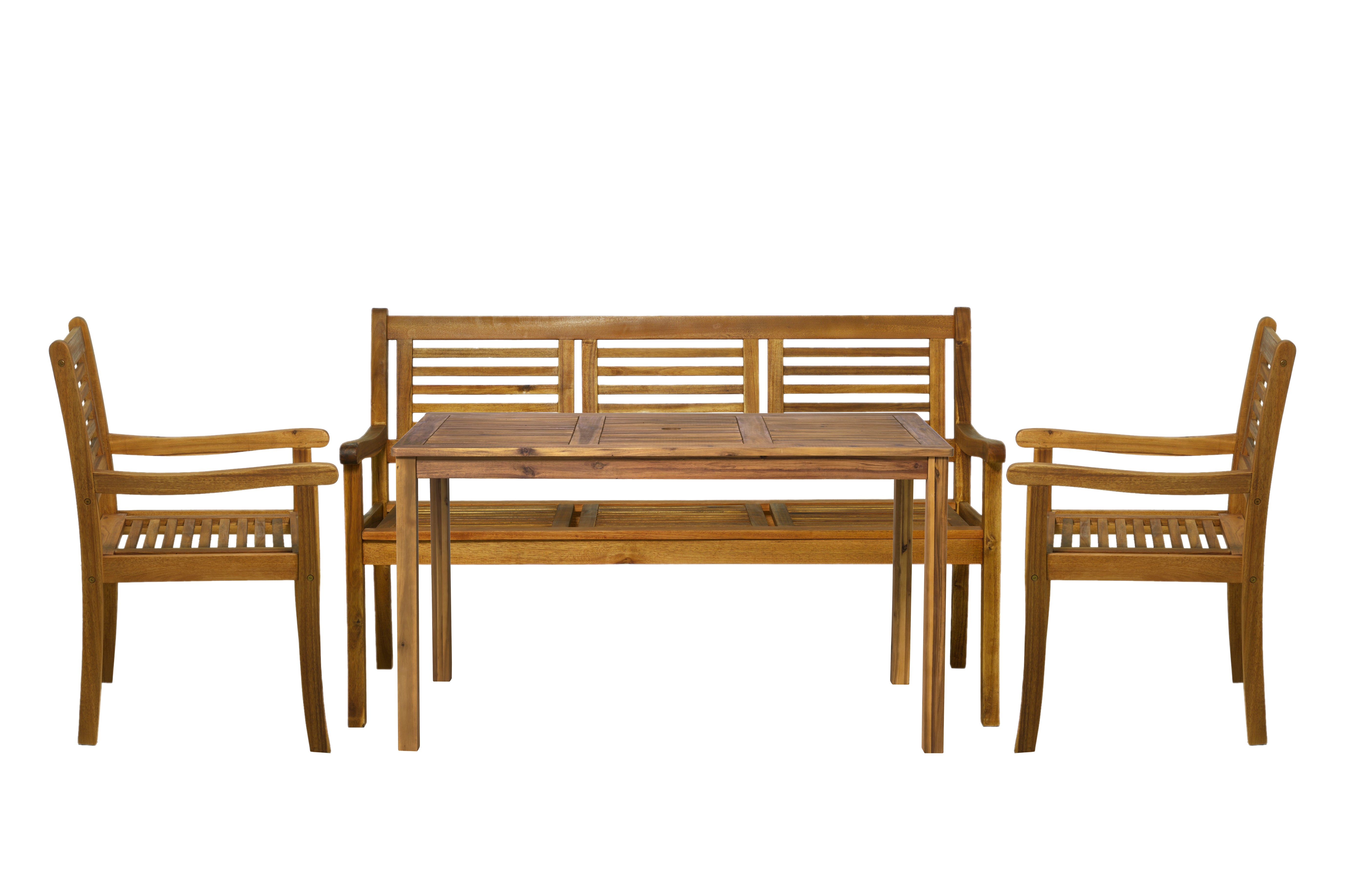 Ensemble salon en acacia moderne