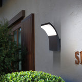 Lampe murale externe LED "Orbis", en métal et en plastique en anthracite, avec LED intégrée