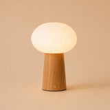 Lampe de table sans fil en bois marron clair Max