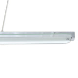 LED Pendant Light "Beam" total 18 W, 100 cm de long, avec des LED fermement construites, dimmables, réglables à température de couleur, pour la salle à manger et le bureau