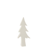 Sapin de Noël J-Line en céramique blanche, élégant et moderne