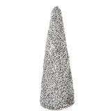 Cône de décoration J-Line en polyester marron, style animal