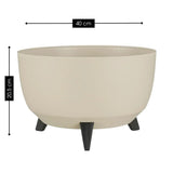 Jardinière d'extérieur Doppio Beige