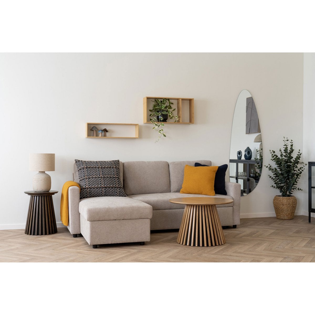 Dimensions de l'étagère Ember en contexte intérieur