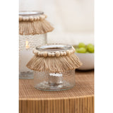 Photophore J-Line Perles, détail des perles sur le verre