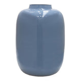 Vase en verre bleu-gris clair