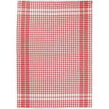 Torchon Petits Carreaux Rouge 50 X 70