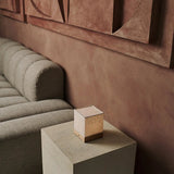 Lampe sans fil rechargeable en bois clair marron