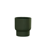 Cache-pot Roskilde en fiberstone vert mat