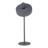 Lampe de batterie LED lampe magnétique "ella" pour l'extérieur et à l'intérieur, en métal et en plastique en gris, 35 cm de haut