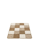 Vue latérale du tapis J-line Squares montrant son épaisseur et sa finition