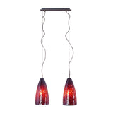 Lampe en verre 2 FLG. "Individuel"