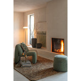 Tapis J-Line tissé - laine - marron
