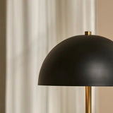 Lampe de table Lola dorée et noire