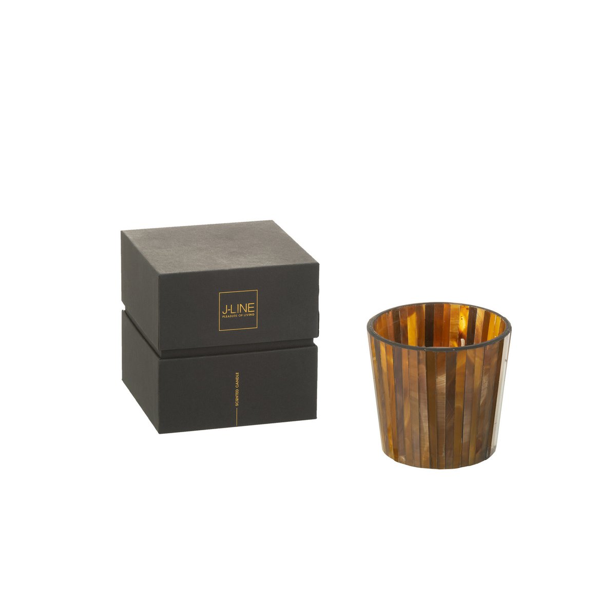 Bougie J-Line Noa Zesty Sunburst, ambiance chaleureuse