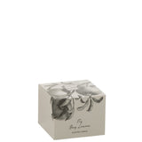 Bougie parfumée J-Line Baies de Figue, vue de face avec étiquette élégante.