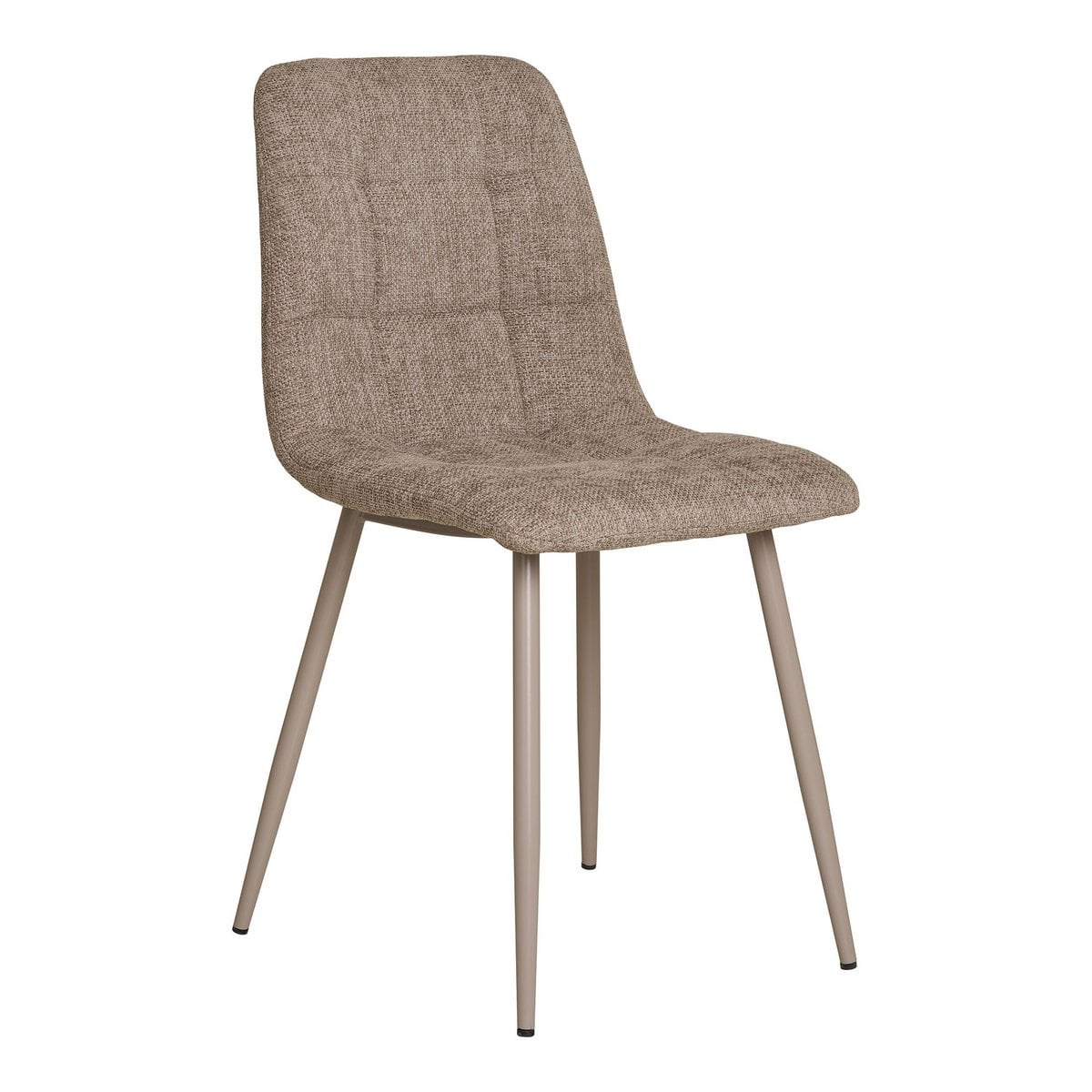 Chaise de salle à manger Middelfart en gris, vue de face