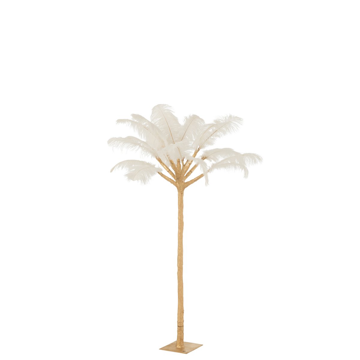 Arbre J-Line Plumes en situation dans un salon moderne