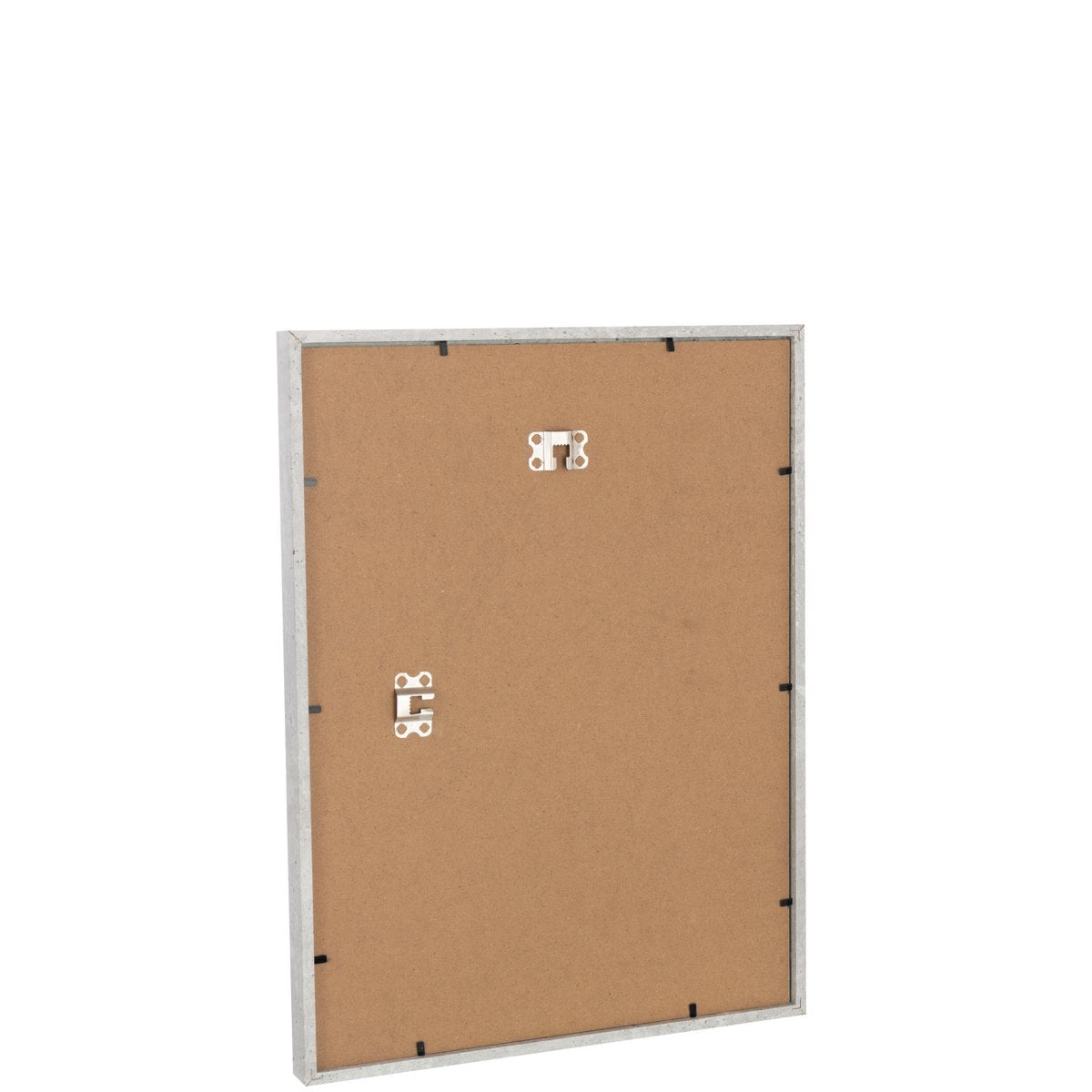 Cadre photo J-Line en bois gris clair, vue de face