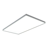 Panneau LED lampe de plafond "Carente" Longueur 59,5 cm, sans cadre, de nombreuses fonctions, en métal et en plastique, blancs, LED intégrés