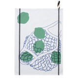Torchon filet Citron Vert Blanc 50 x 70