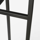 Support pour plantes Ascot Noir - vue latérale