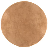 Tapis Eddy Camel diamètre 120 cm