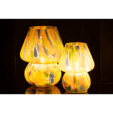 Vue latérale de la lampe J-LIGNE RAI-COW en verre