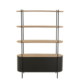 Étagère Uvy J-Line avec objets de décoration, ambiance chaleureuse