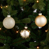 Set boules de Noël Boules en verre Champagne