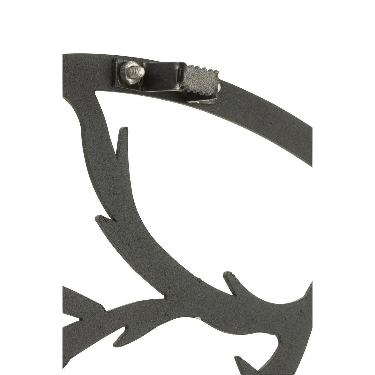 Détail de l'horloge murale J-Line Klok Vogel, diamètre de 49 cm.