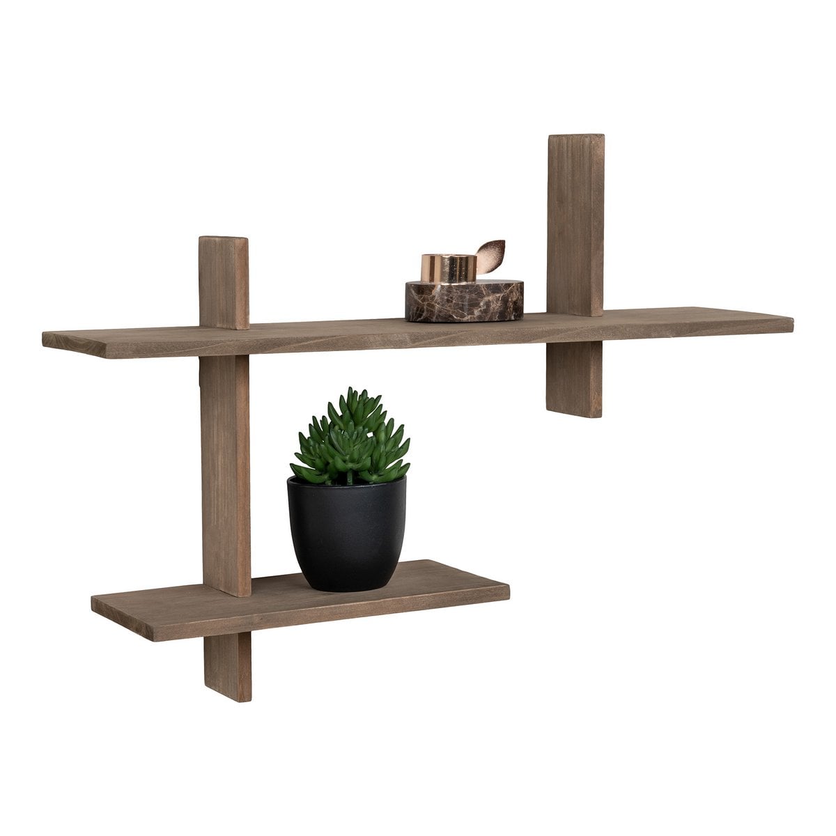 Étagère Ovada décorée dans un salon au style scandinave