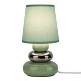 Lampe de table en céramique "Stoney" Mint - Classical - Table Lay - - Mint - E14 - Aucune information