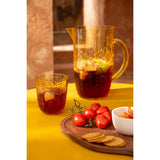 Carafe J-Line jaune sur table, ajout de couleur à votre décoration