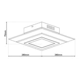 Applique et plafonnier LED "Lucca"
