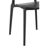 Pied de la chaise J-Line Basic en plastique noir