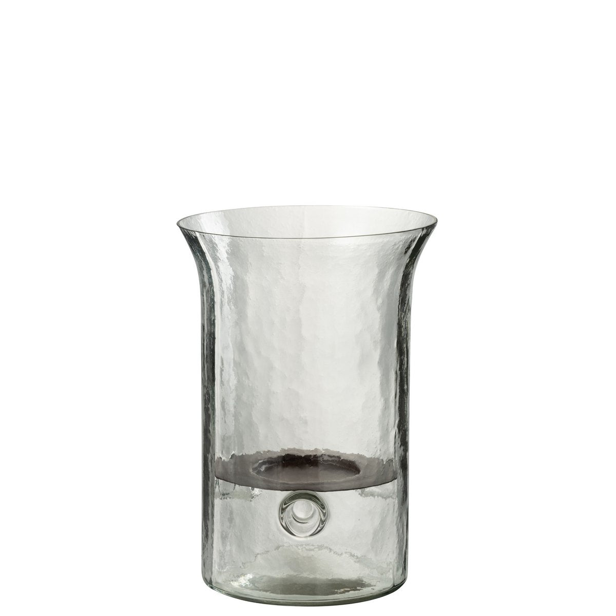 Bougeoir J-Line en verre transparent avec design moderne