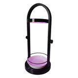LED PLANT LEAT LUMINET 53,5 cm de haut, en métal et en plastique en noir, avec LED intégrée