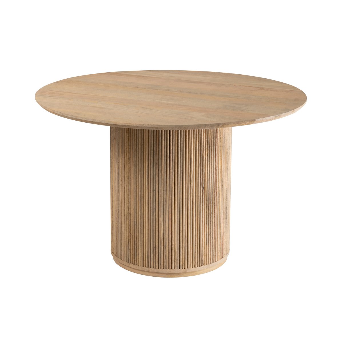 Table Vincent J-Line en bois naturel, vue de face