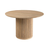 Table Vincent J-Line en bois naturel, vue de face