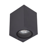 Détail de la finition en verre de la lampe Cubus