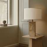 Lampe en travertin Rosie