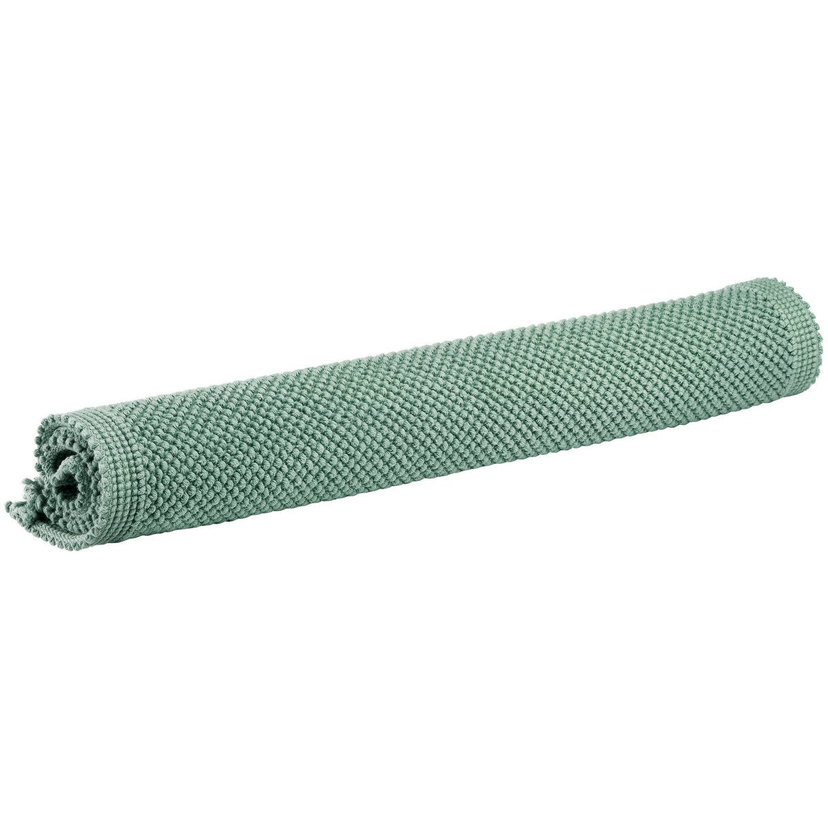 Tapis de bain uni Etia Sauge 54 x 110 - Coton doux et élégant