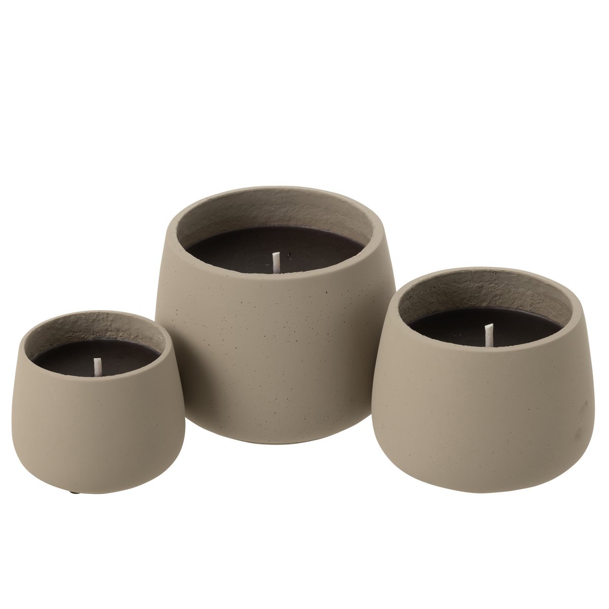 Bougie d'extérieur J-Line Cyra sur table en extérieur