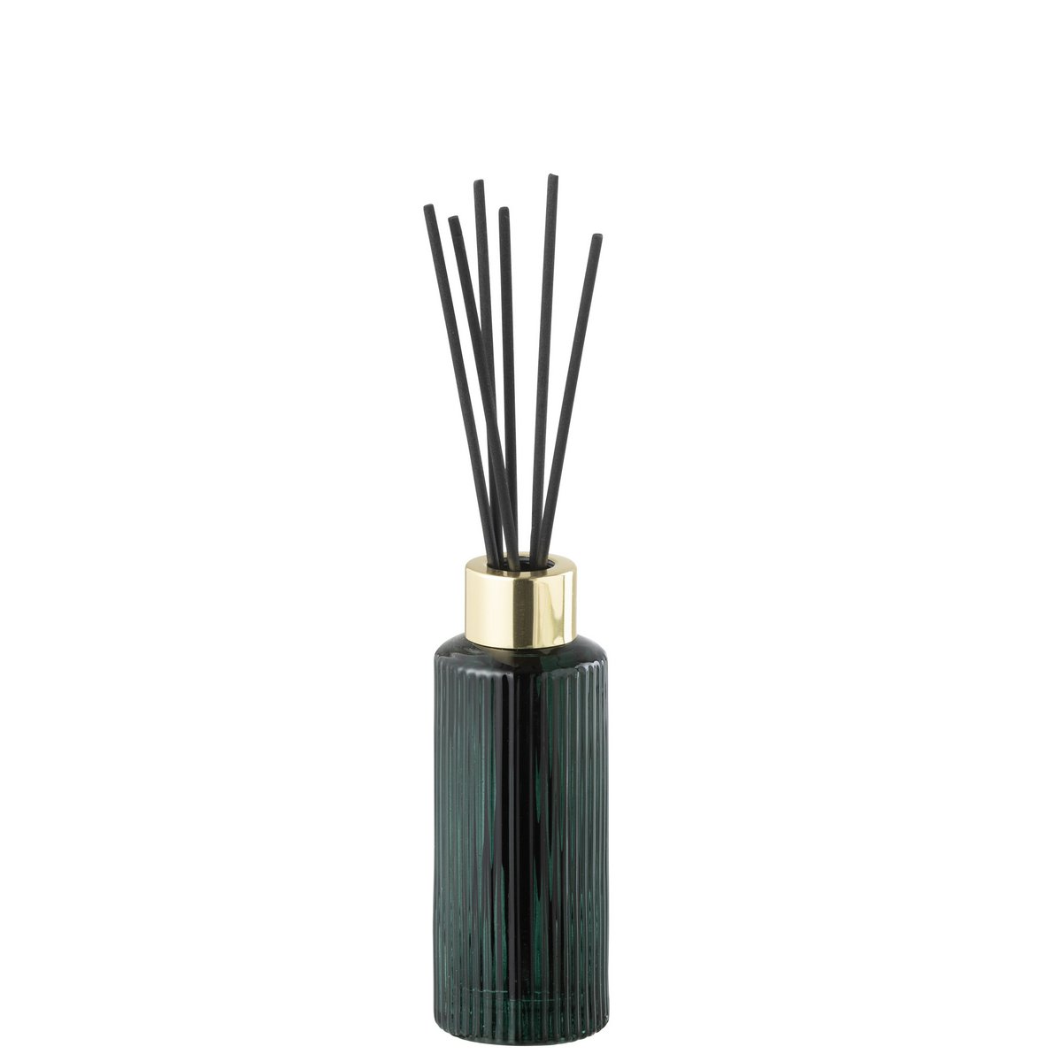 Huile parfumée Cèdre Breeze J-Line dans un verre vert foncé élégant