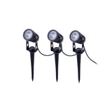 Papin solaire LED à 3 places avec Earthpout "Spoti" "à l'extérieur et aux espaces